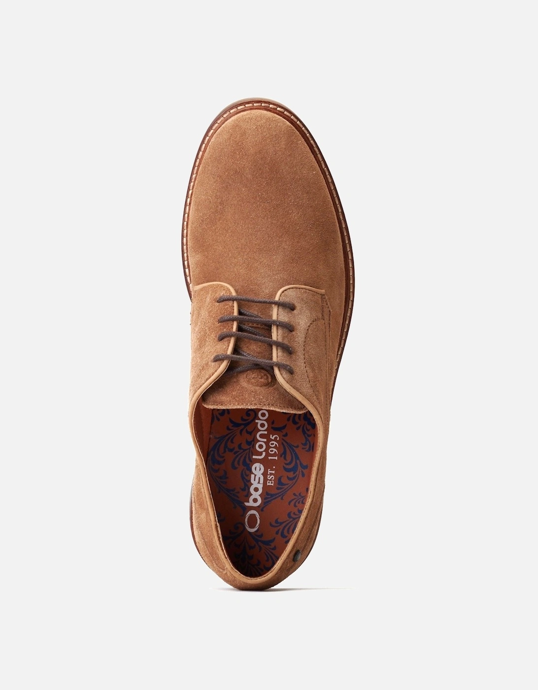 London Mawley Leather Men's Ginger Oxford Shoes