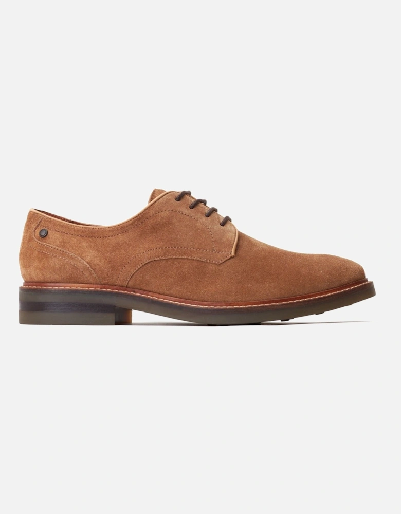 London Mawley Leather Men's Ginger Oxford Shoes