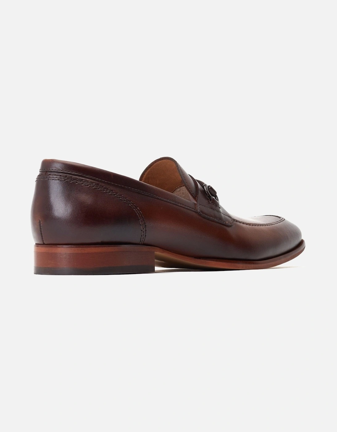 London Russo Leather Men's Burnt Brown Loafers