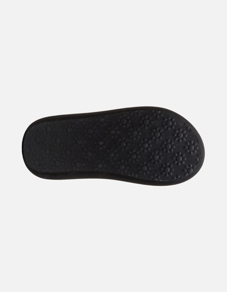 Sandy Webbing Textile Women's Black Sandals
