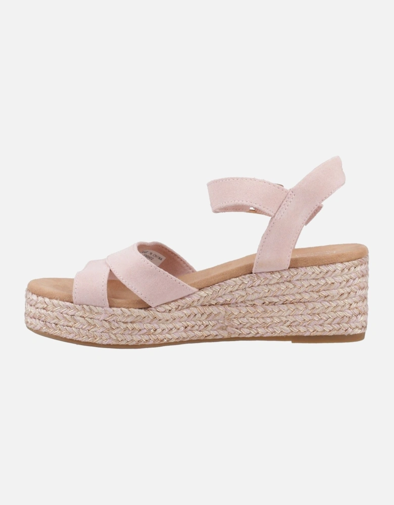 Audrey Leather Women's Pale Rose Sandals