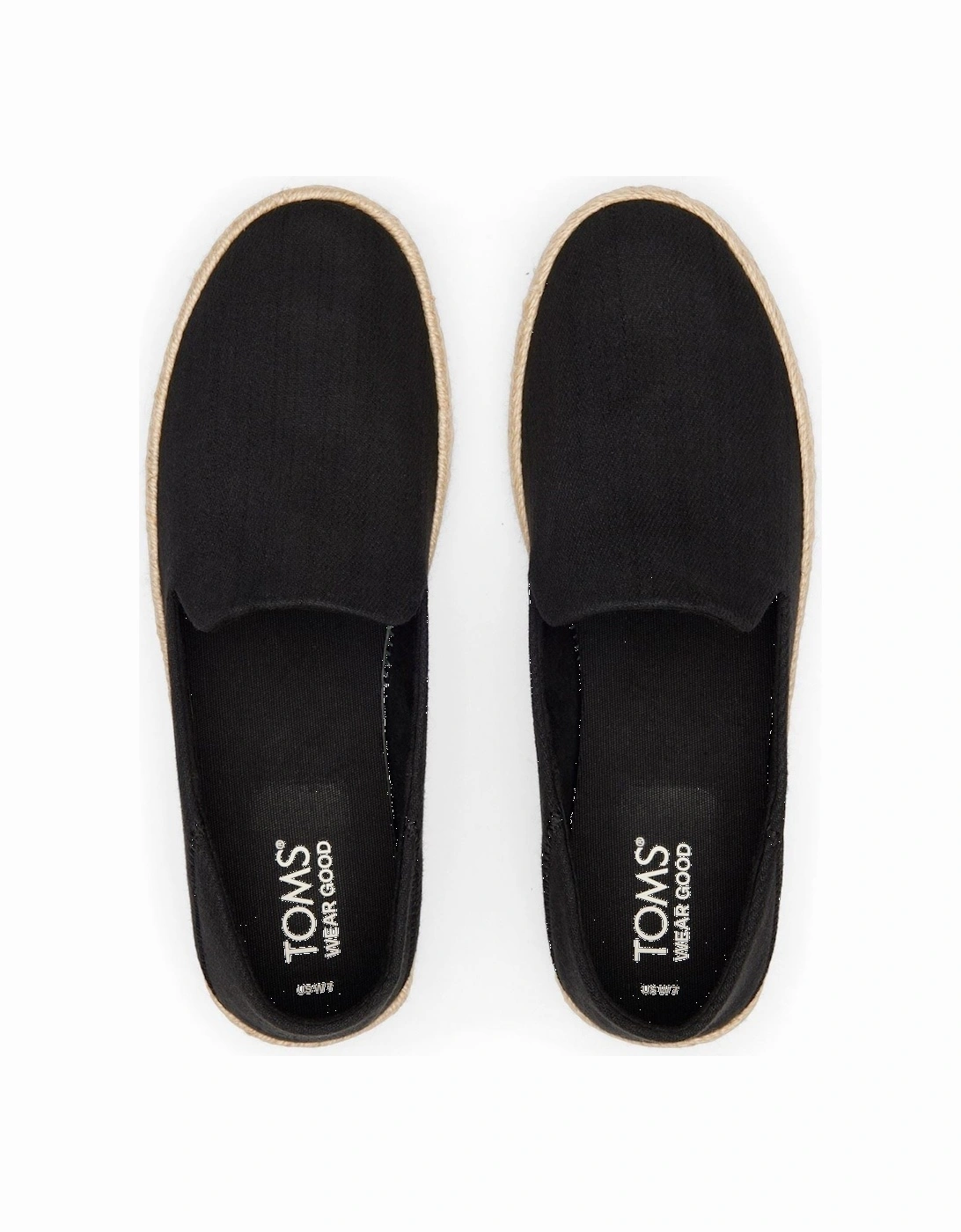 Carolina 100% Cotton Women's Black Espadrilles