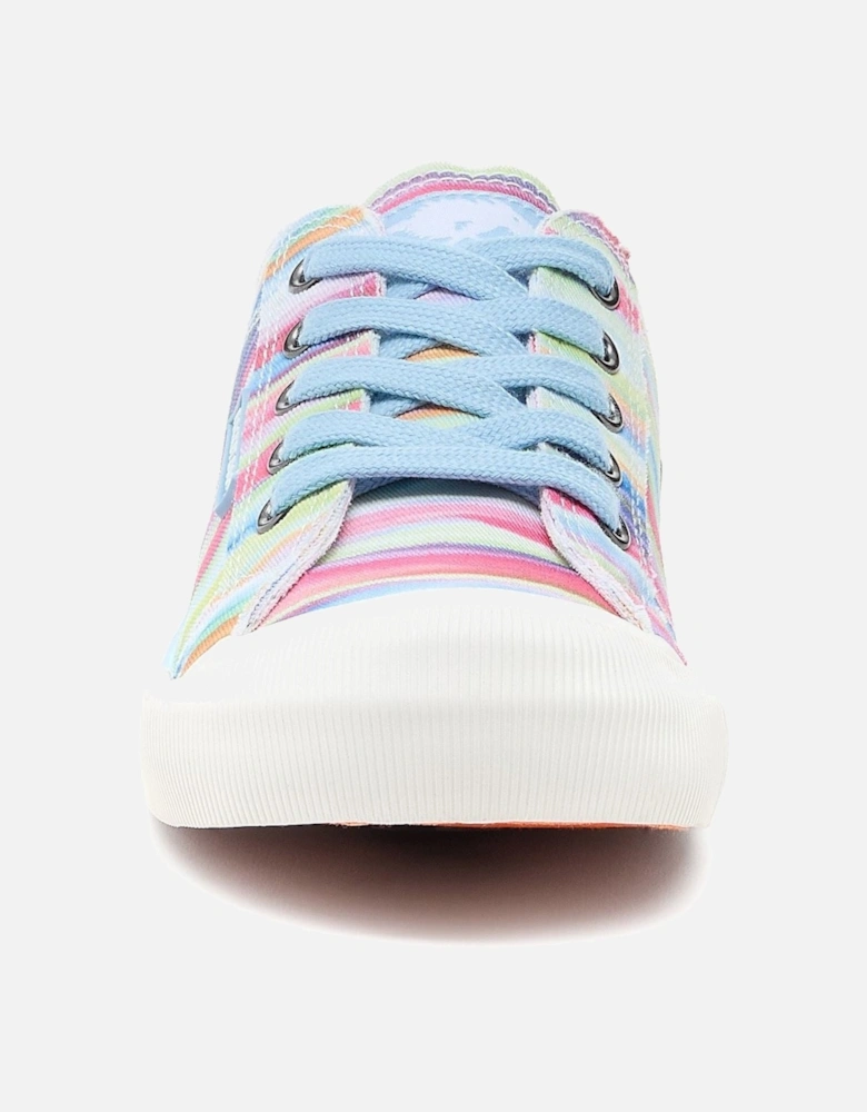 Jazzin Dens Cotton Women's Rainbow Trainers