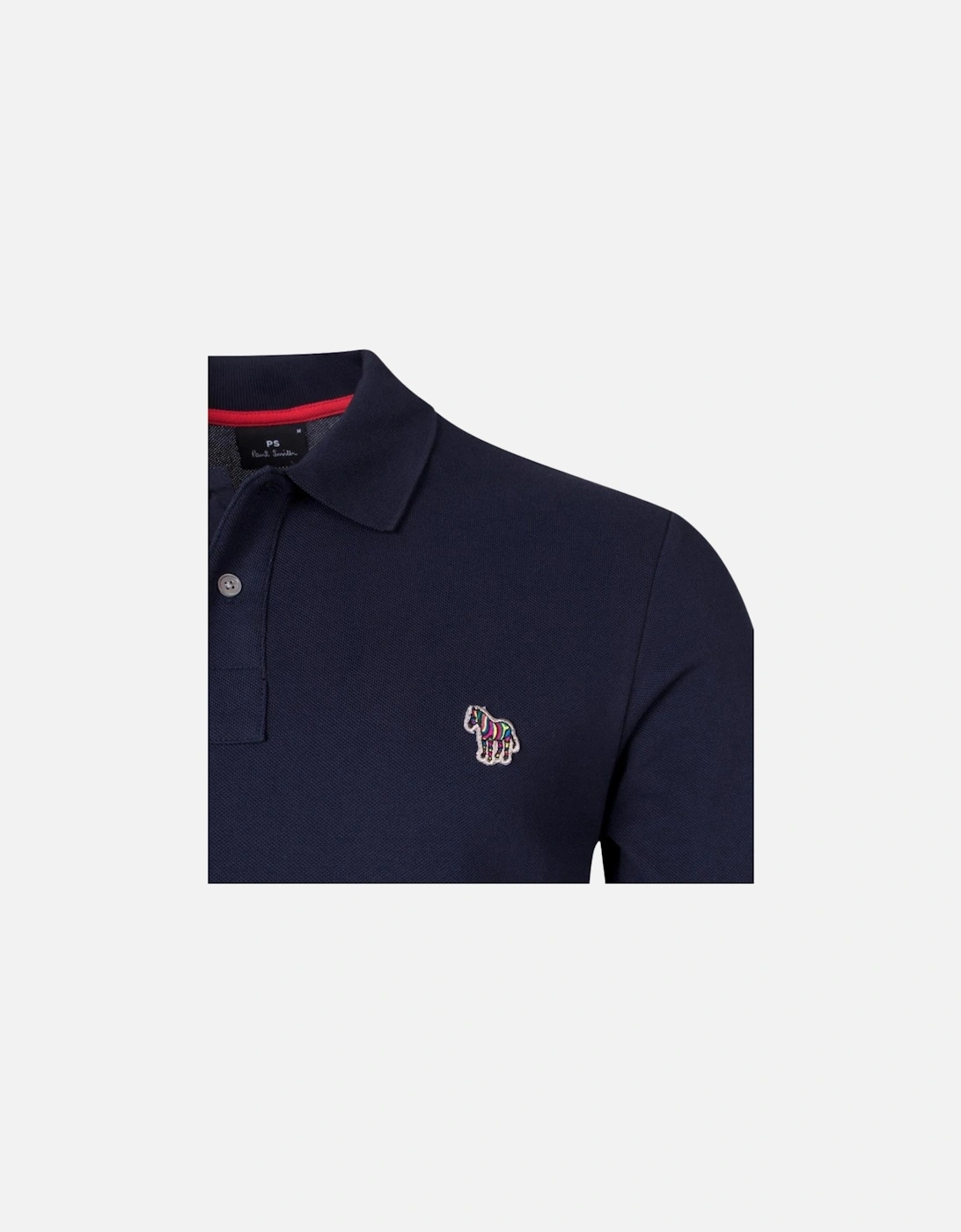 PS Reg Fit SS Polo Shirt Zebra - Dark Navy