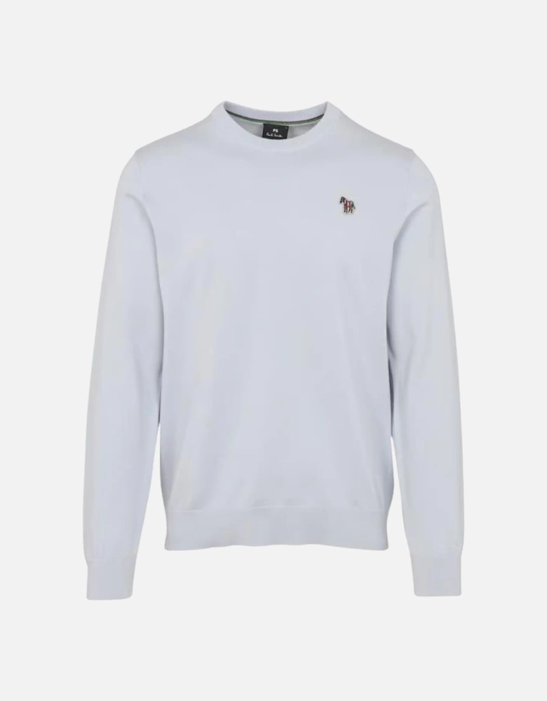 PS Crew Neck Sweater Zebra Badge - Grey
