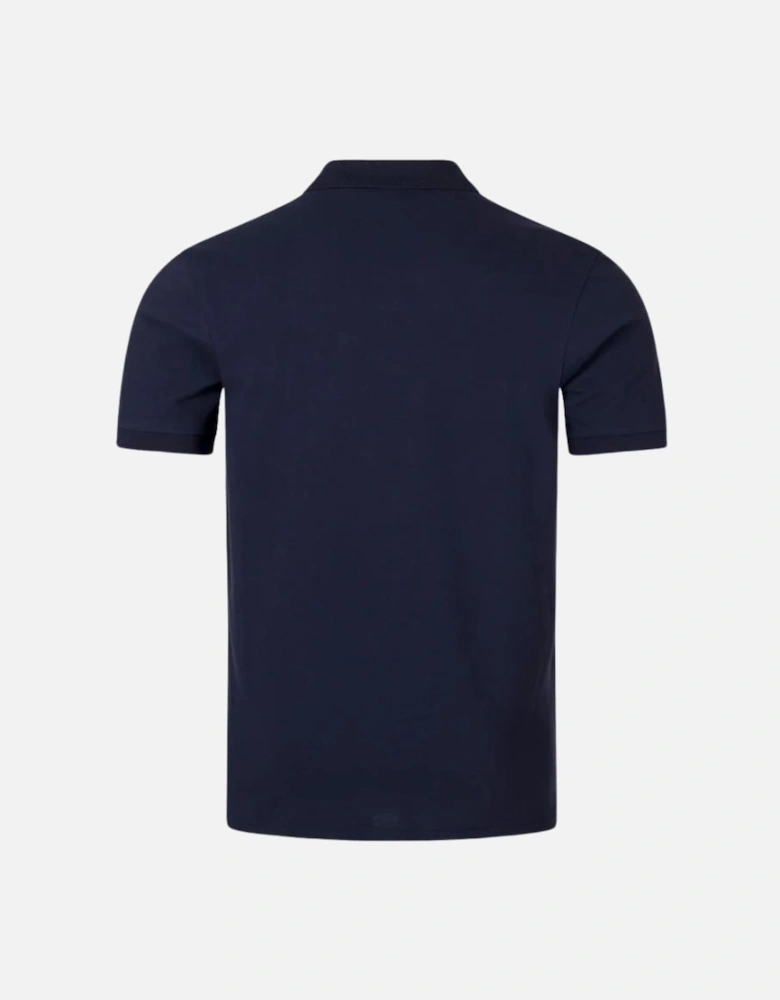 PS Reg Fit SS Polo Shirt Zebra - Dark Navy