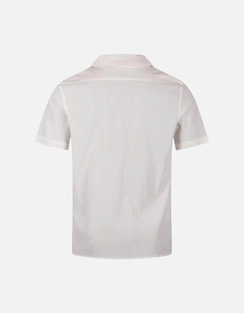 PS SS Regular Fit Seersucker Shirt - White