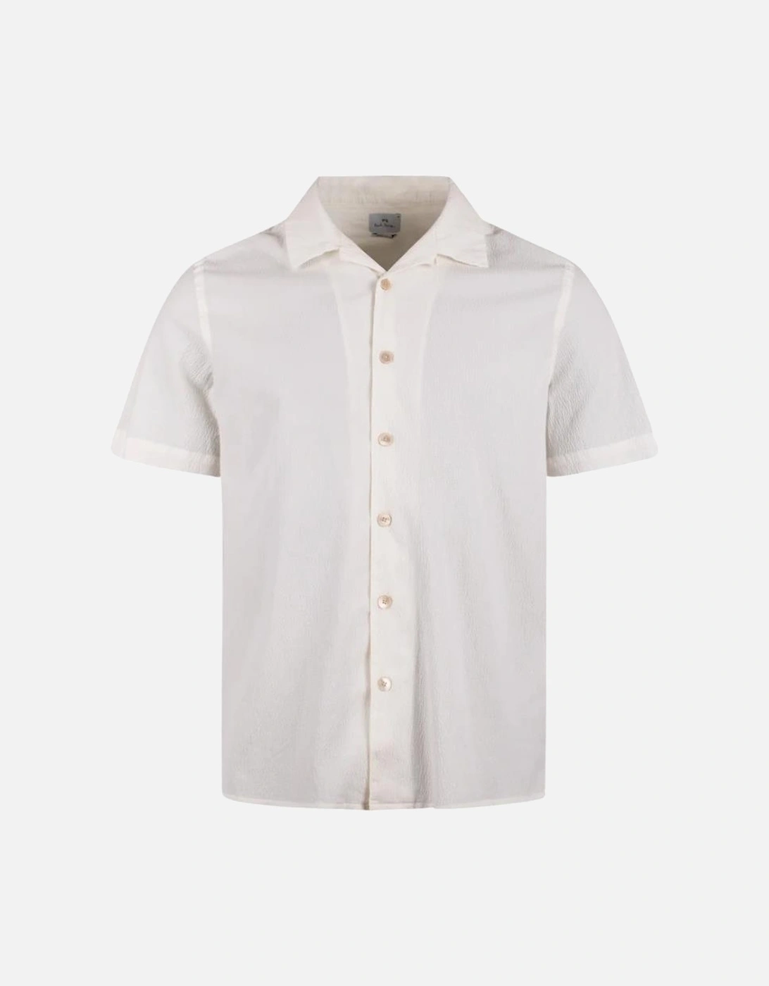 PS SS Regular Fit Seersucker Shirt - White, 4 of 3