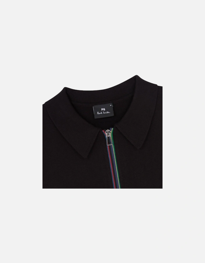 PS Sweater SS Polo - Black