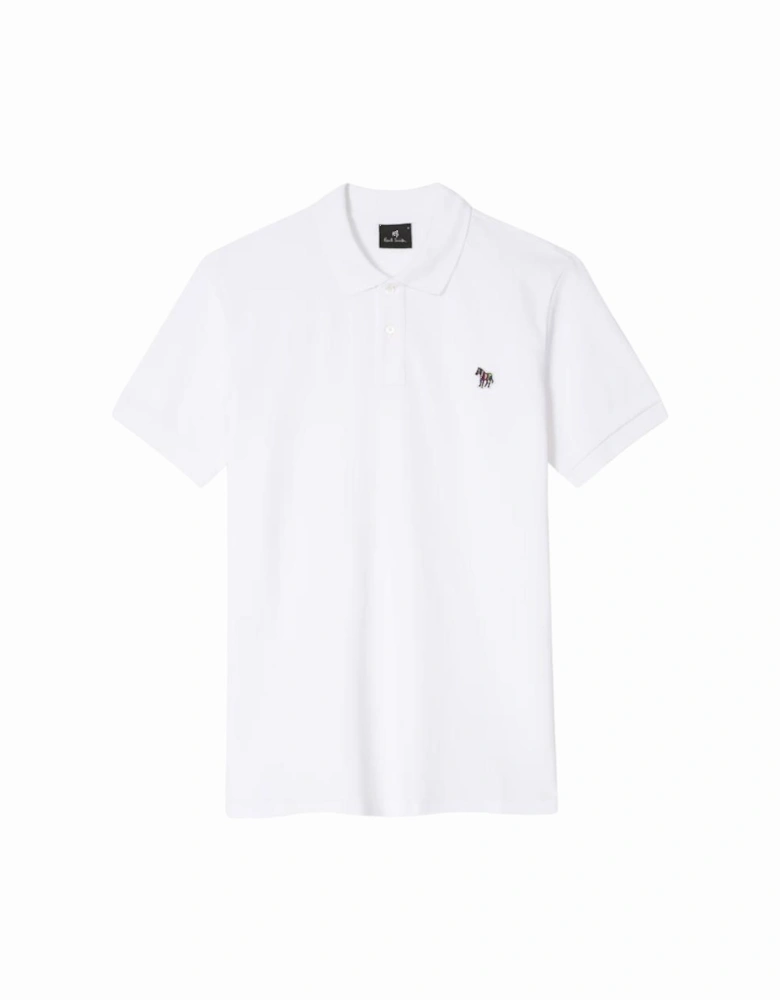 PS Reg Fit SS Polo Shirt Zebra - White