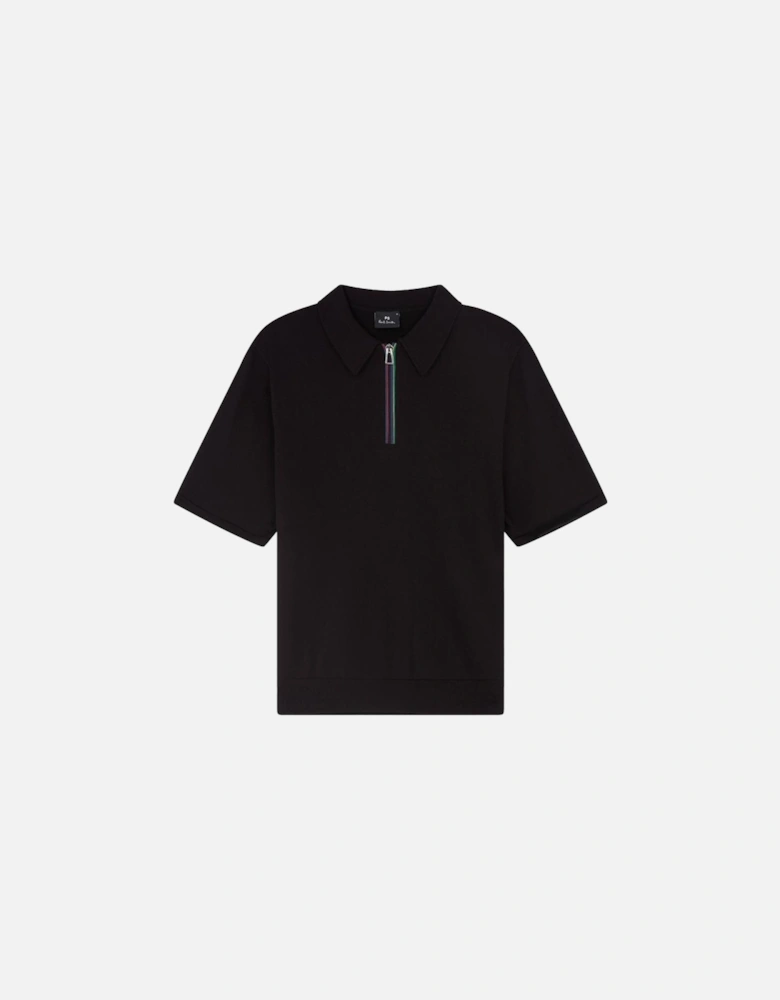 PS Sweater SS Polo - Black