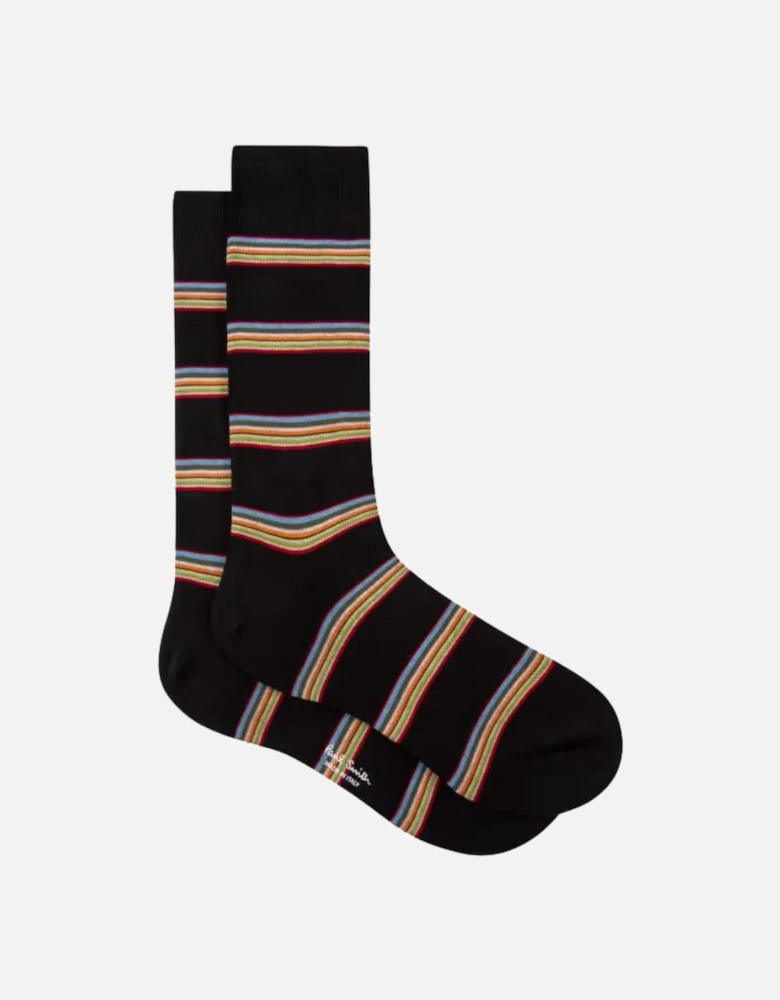 PS Signature Block Sock - Black