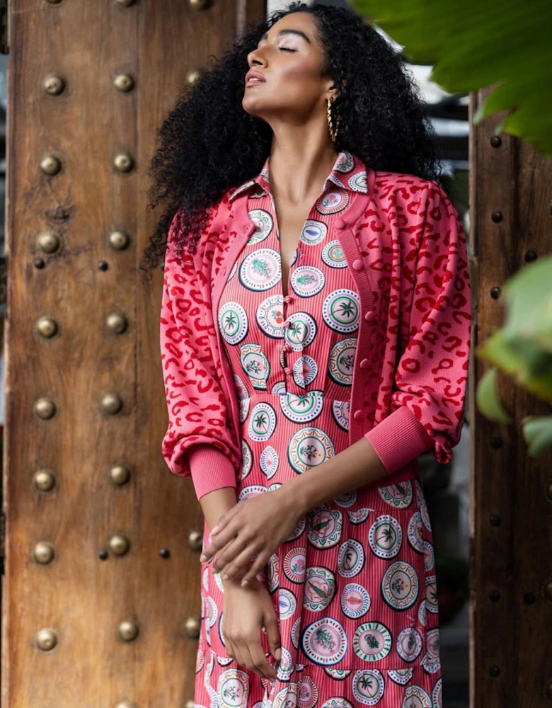 Sherry Leopard Cardigan
