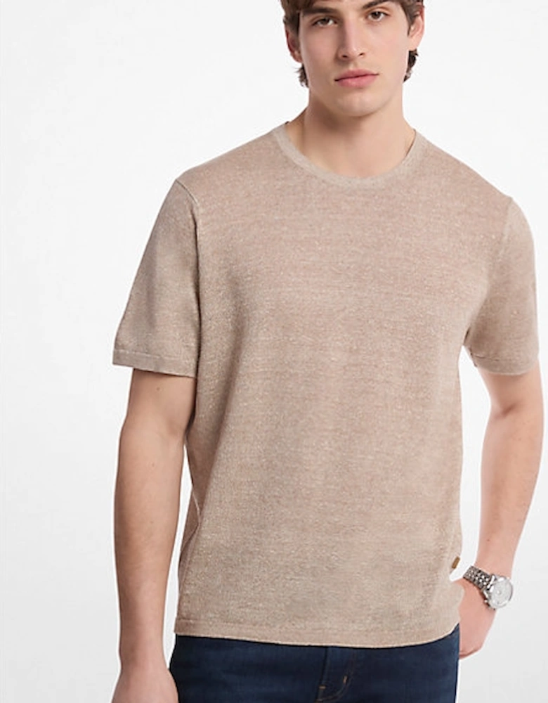Linen and Cotton T-Shirt