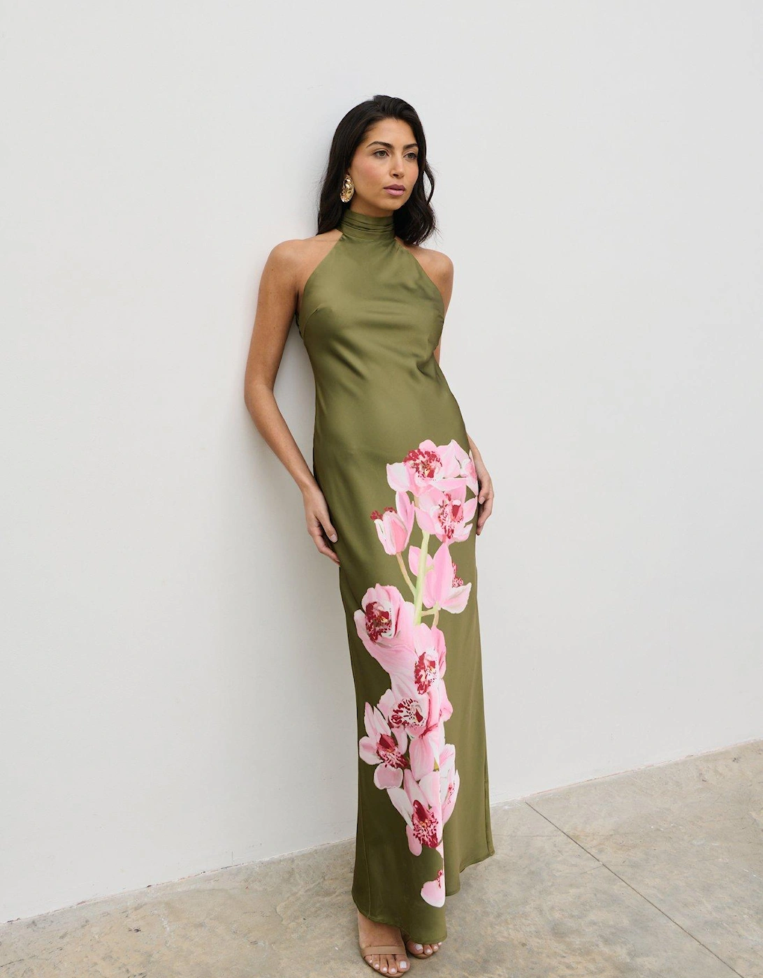 Kiara Halterneck Maxi Dress, 2 of 1