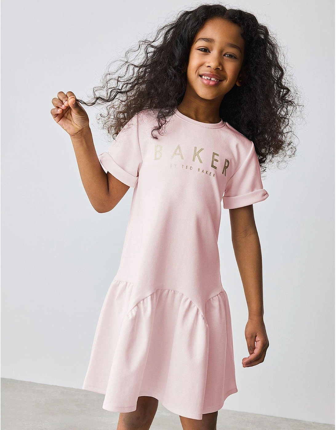 Scallop Hem Dress - Pink, 2 of 1