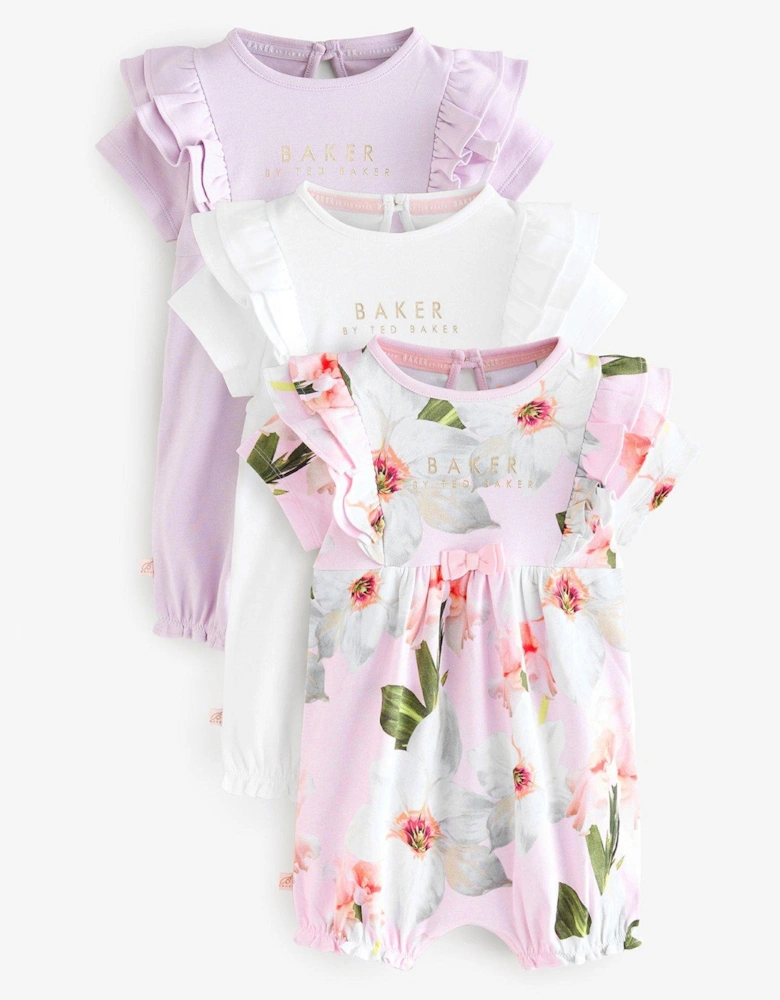 3 Pack Baby Romper - Multi