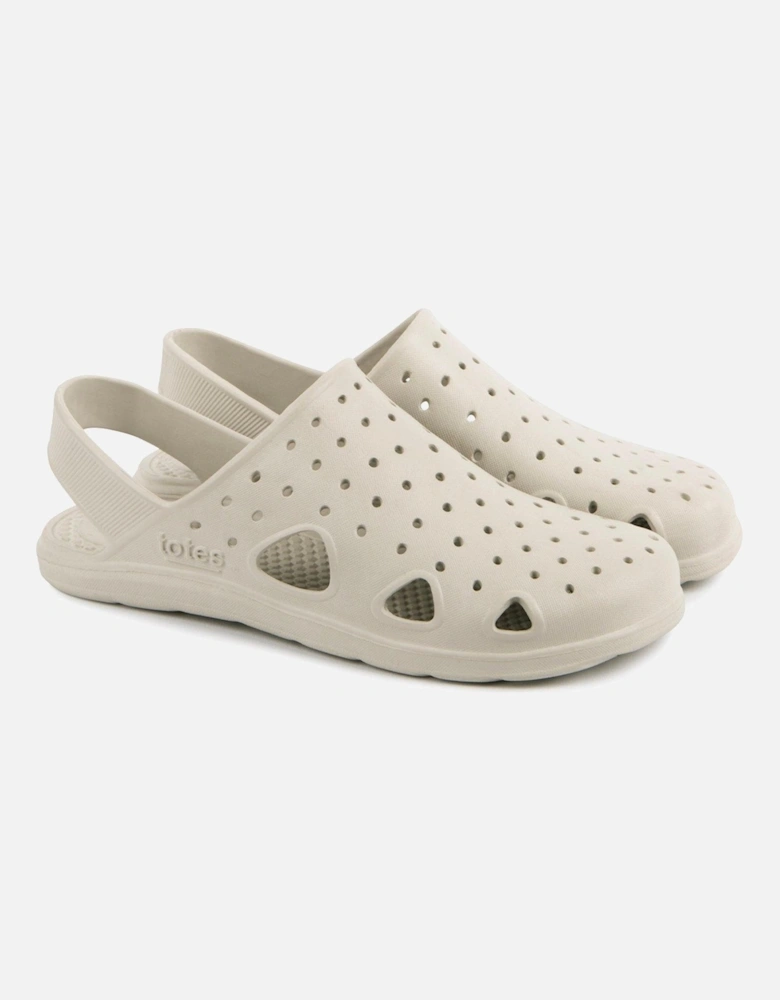 Solbounce Sling Back Clog Sandals - Stone