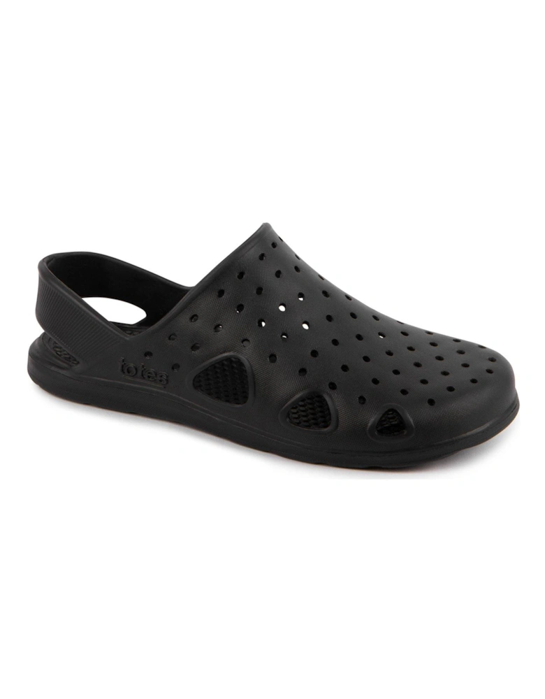 Solbounce Sling Back Clog Sandals - Black