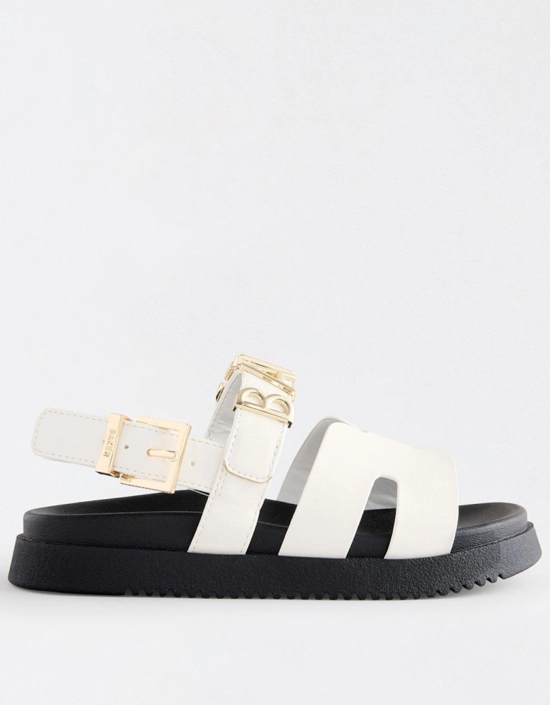 Charm Sandal - White