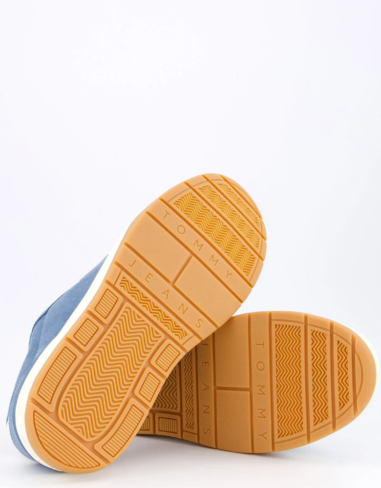 Suede Skater Sneakers - Blue