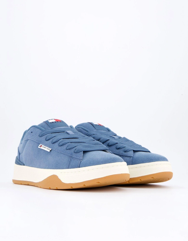 Suede Skater Sneakers - Blue