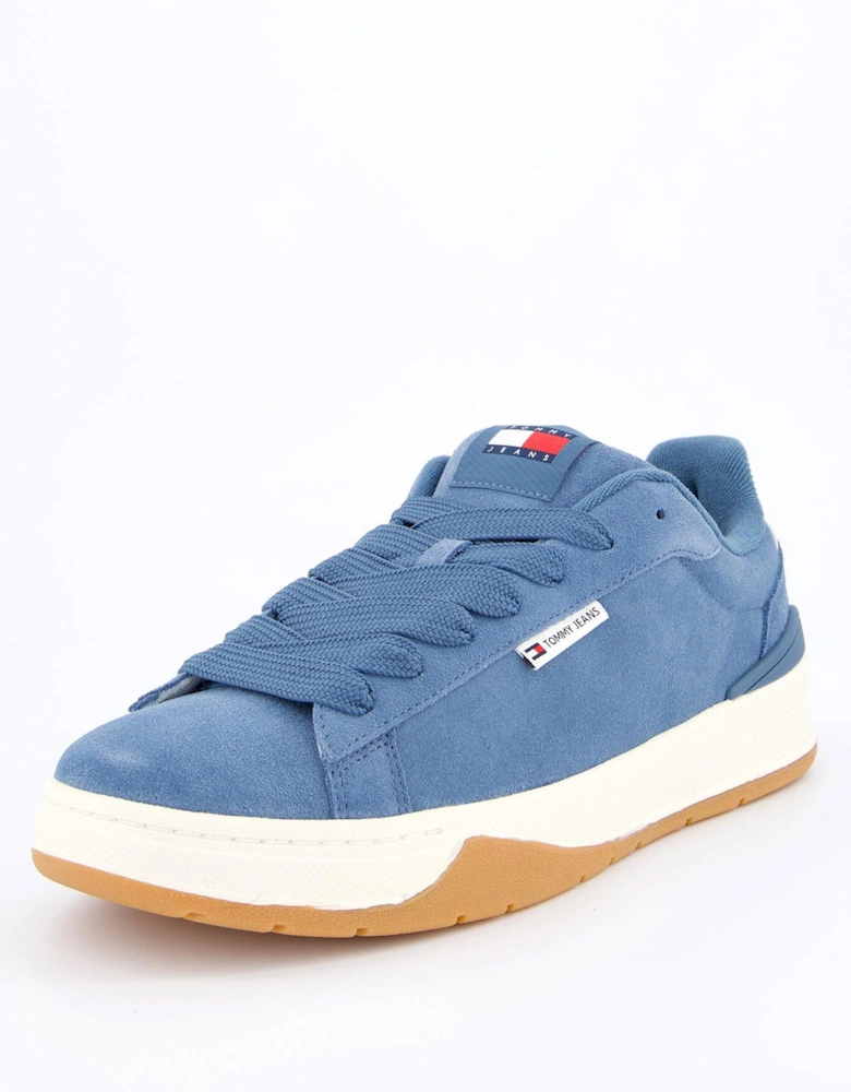Suede Skater Sneakers - Blue