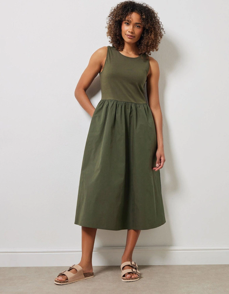 Sleeveless Midi Dress