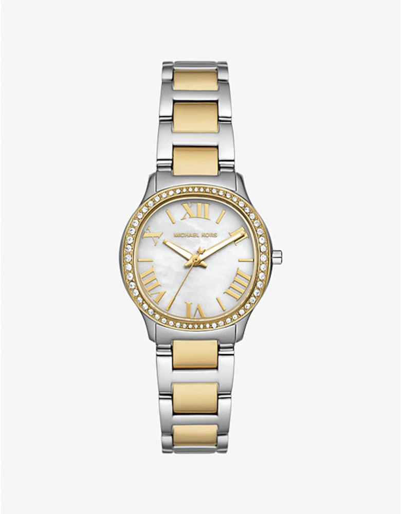 Mini Sage Pavé Two-Tone Watch
