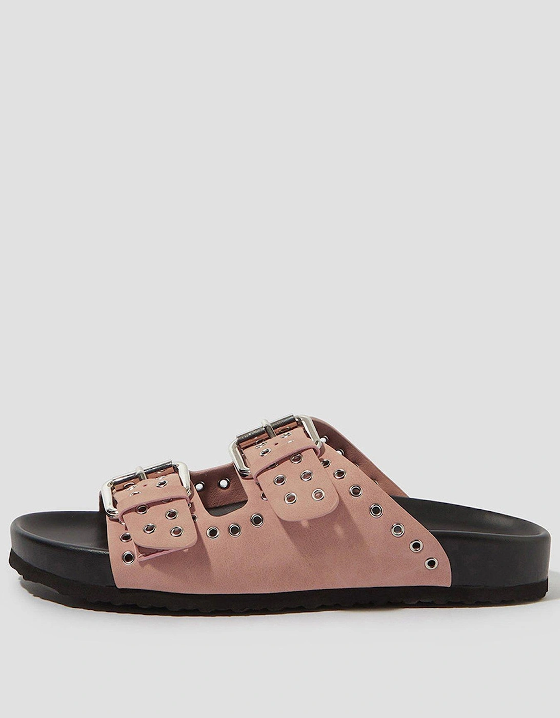 Elena Eyelet Sandal - Pink, 2 of 1