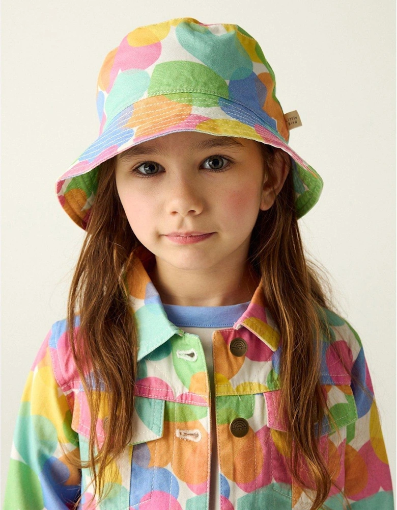 Heart Confetti Bucket Hat - Multi