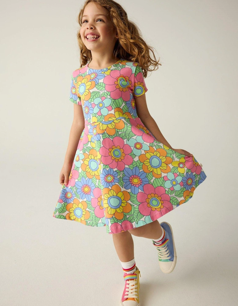 Floral Skater Dress - Multi