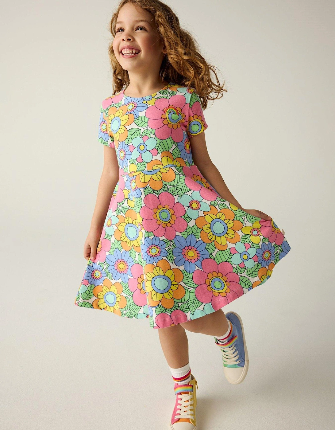 Floral Skater Dress - Multi, 2 of 1