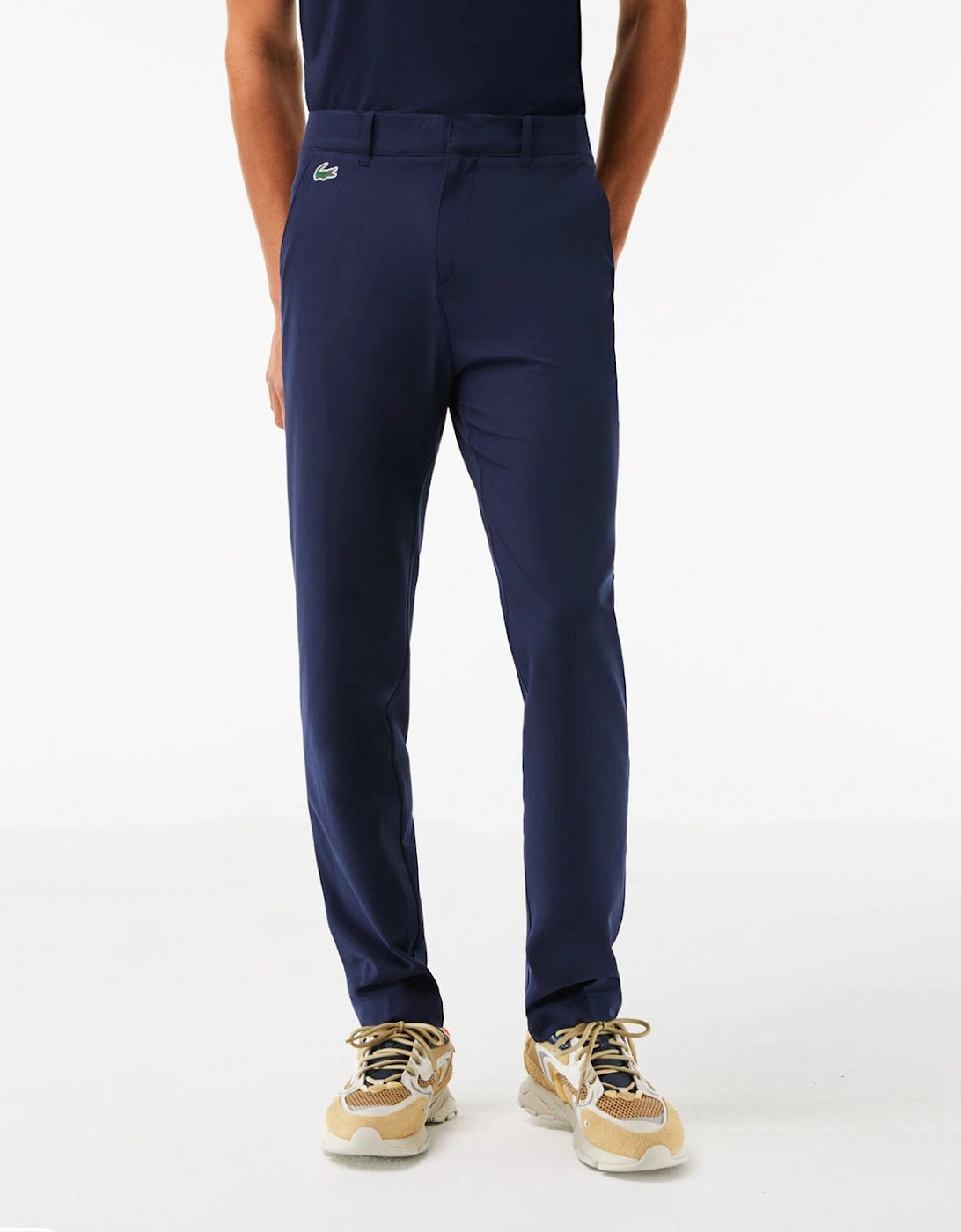 Lacoste Men's Sport Stretch Golf Chinos - Blue - Size: 32