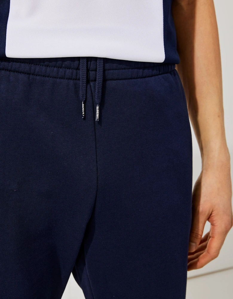 Mens Drawsting Logo Branded Jogger - Mens Sport Cotton Fleece Tennis Jog Pants