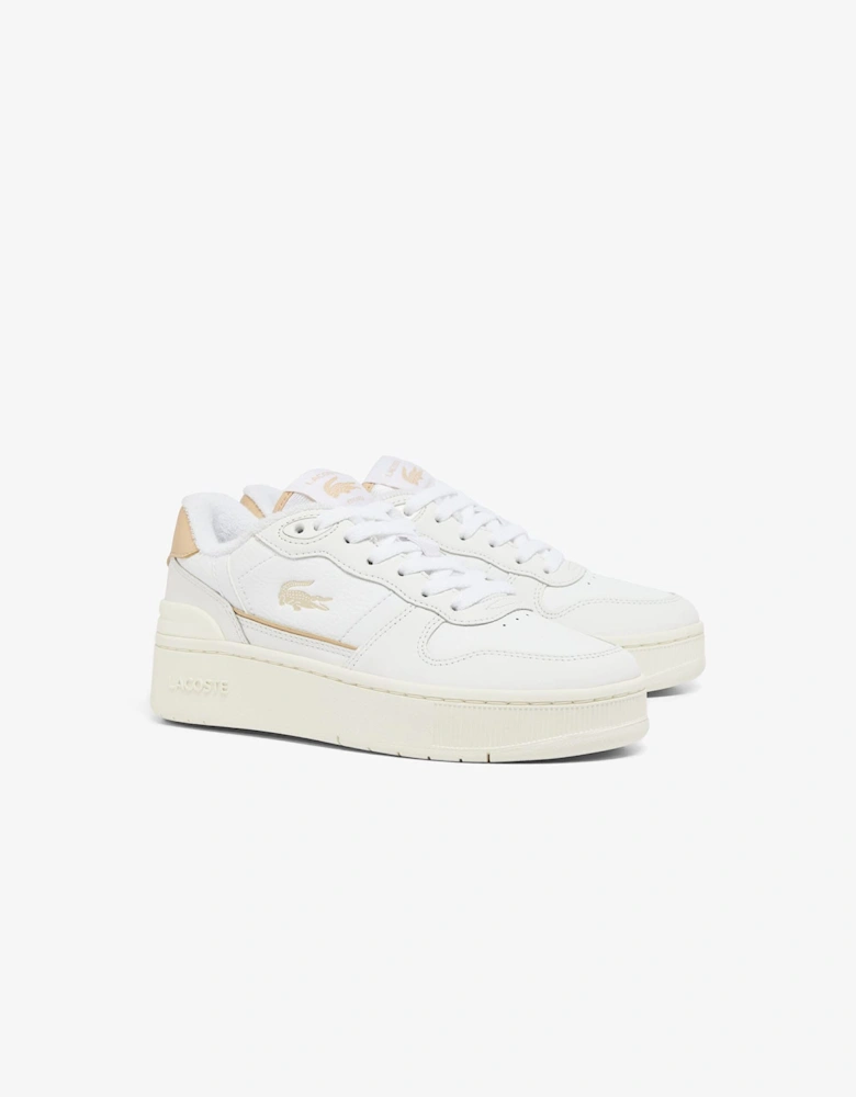 T-Clip Platform Leather Trainers