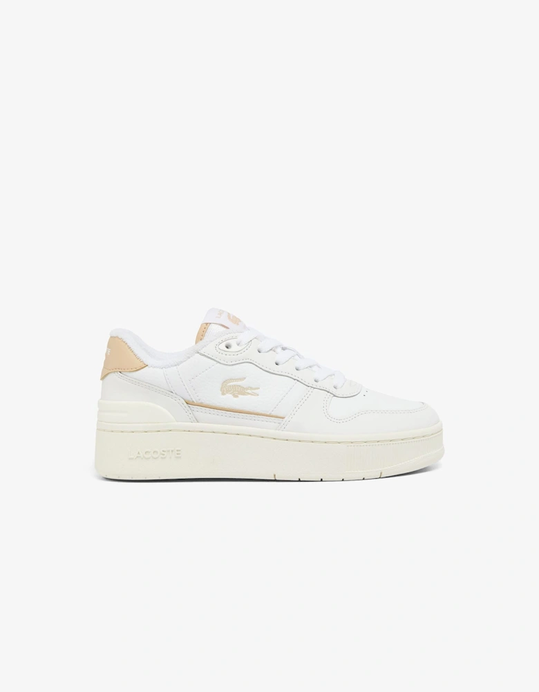 T-Clip Platform Leather Trainers