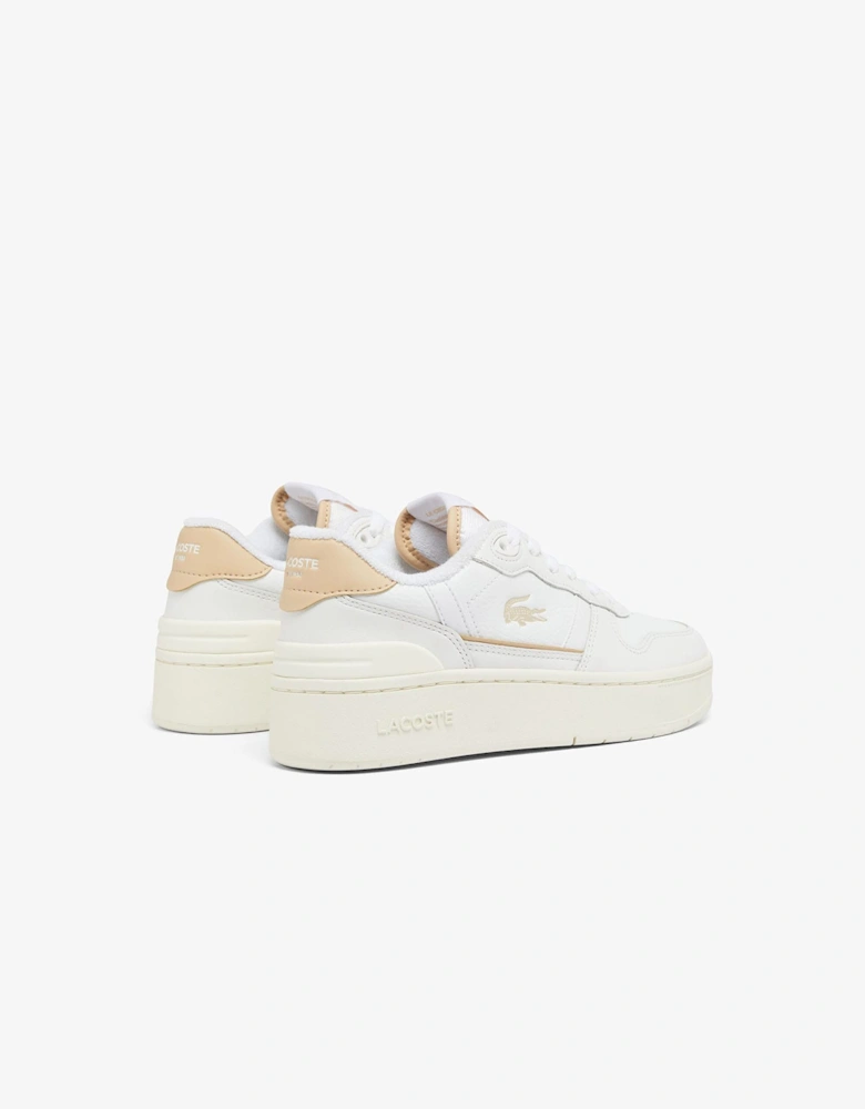 T-Clip Platform Leather Trainers