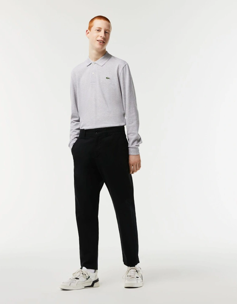 Stretch Cotton Tapered Chinos