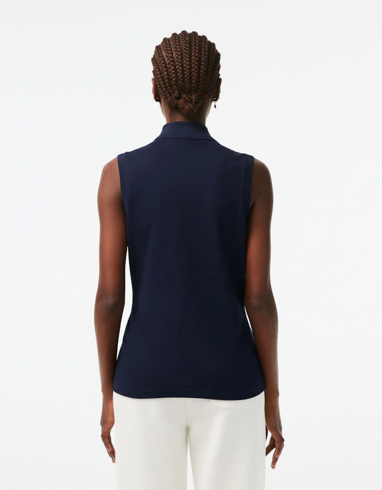 Slim Fit L.12.D Sleeveless Stretch Polo Shirt