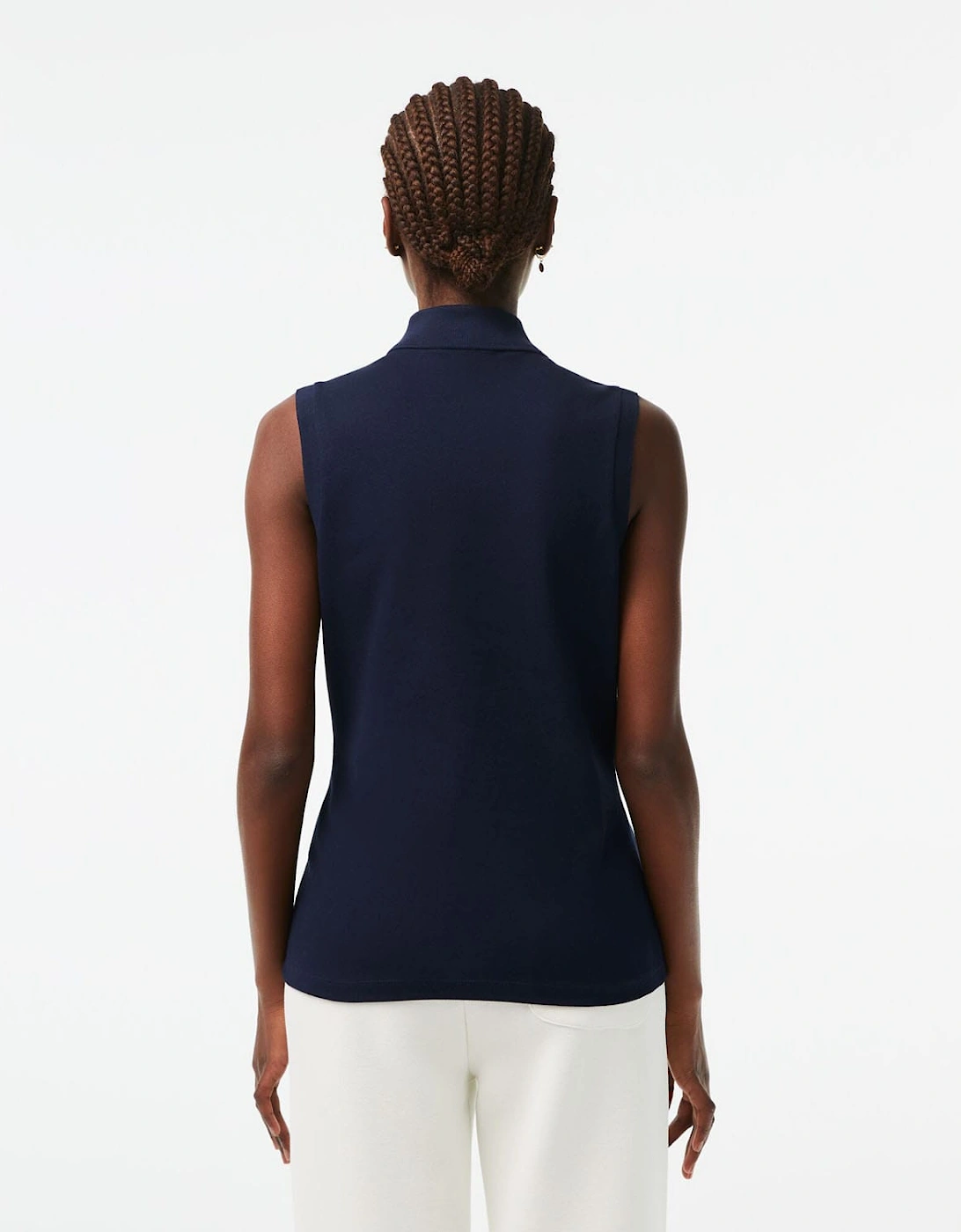 Slim Fit L.12.D Sleeveless Stretch Polo Shirt