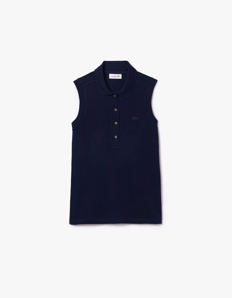 Slim Fit L.12.D Sleeveless Stretch Polo Shirt