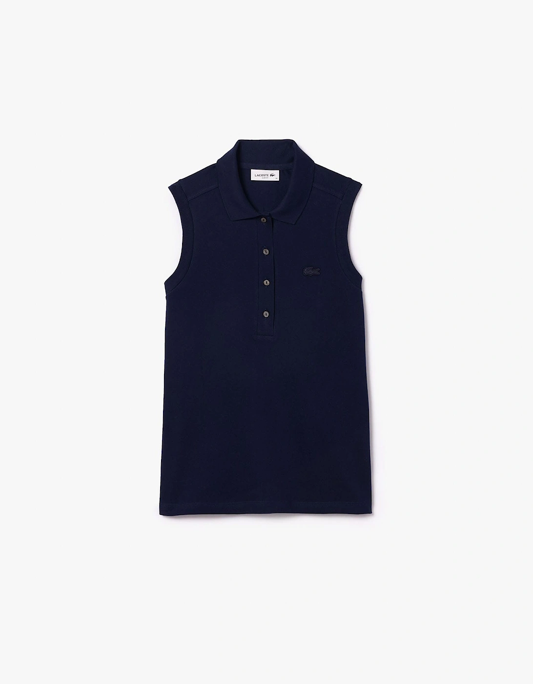 Slim Fit L.12.D Sleeveless Stretch Polo Shirt