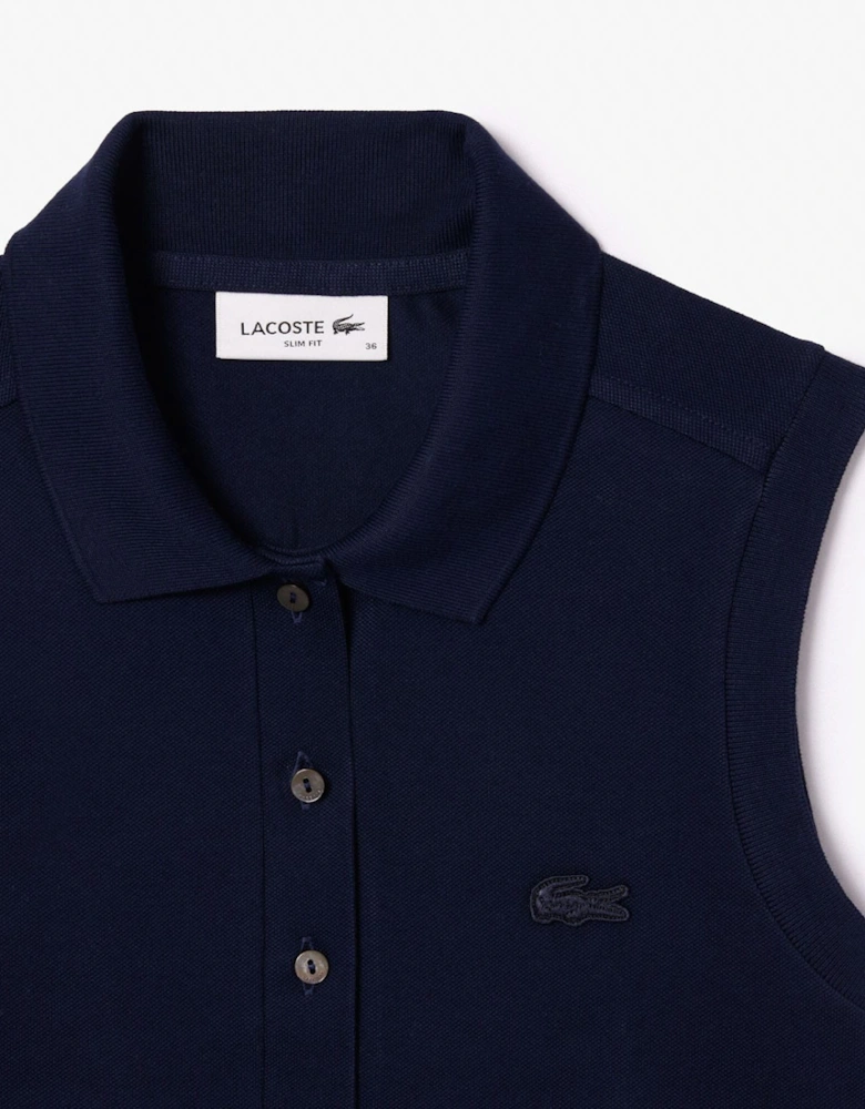 Slim Fit L.12.D Sleeveless Stretch Polo Shirt