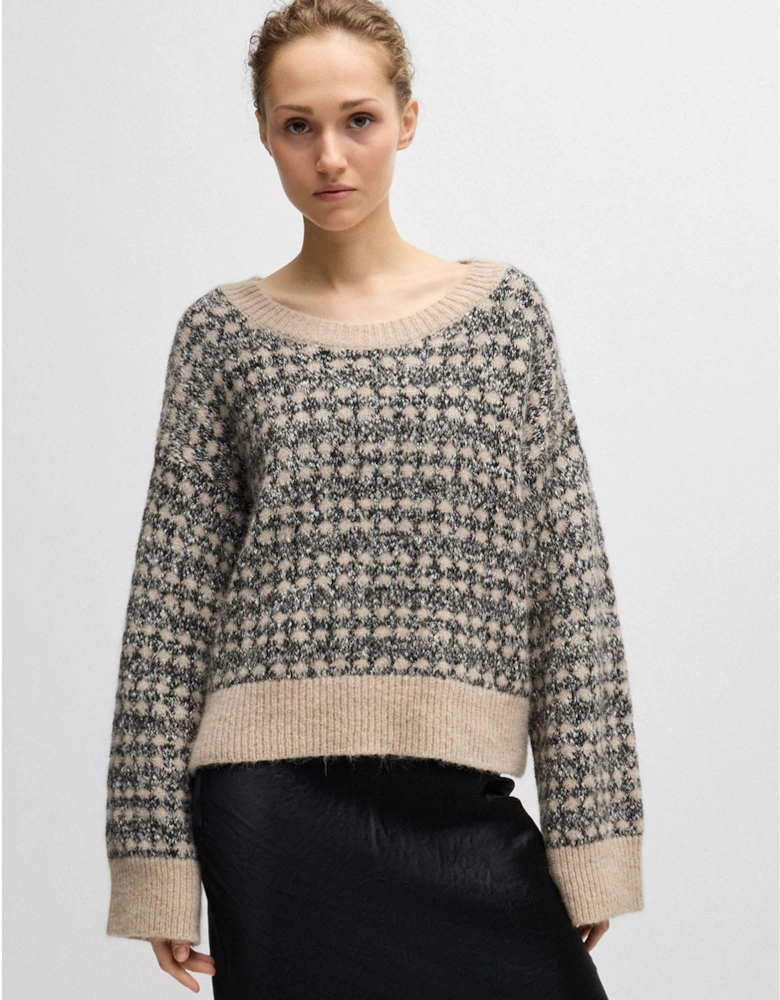 Fernade Jacquard-Knit Sweater