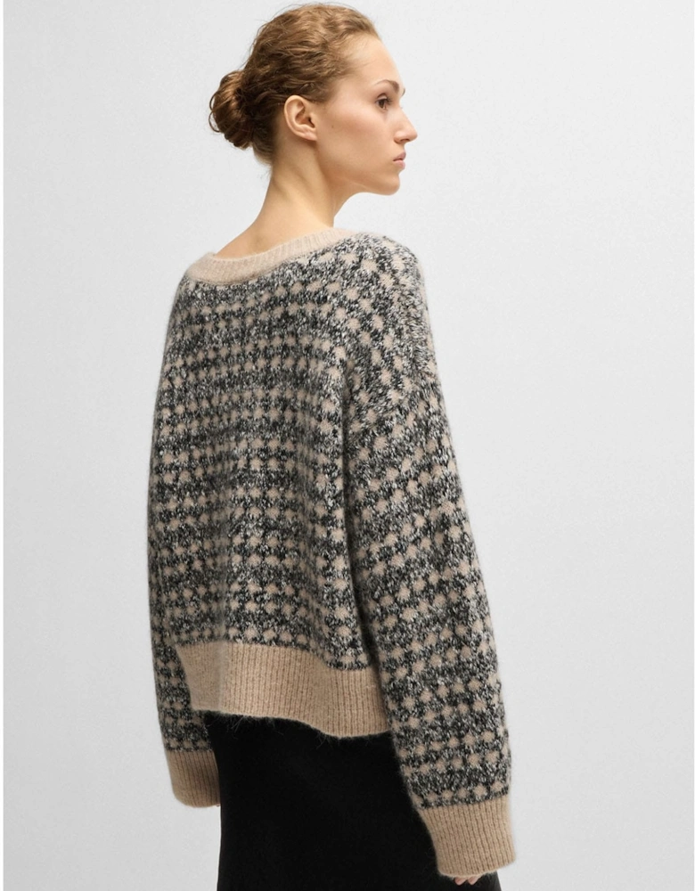 Fernade Jacquard-Knit Sweater
