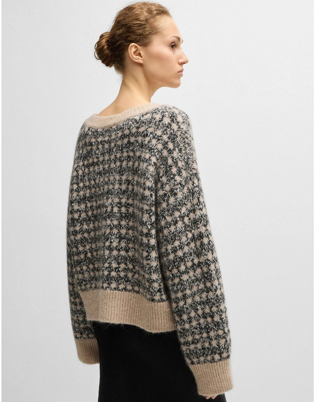 Fernade Jacquard-Knit Sweater