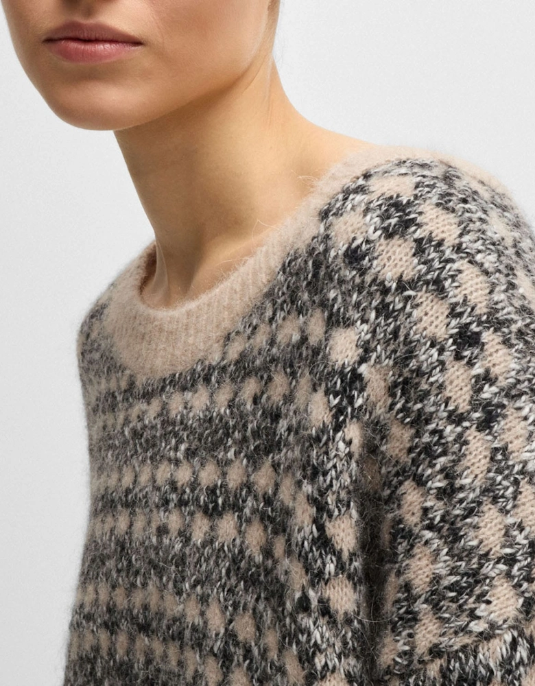 Fernade Jacquard-Knit Sweater