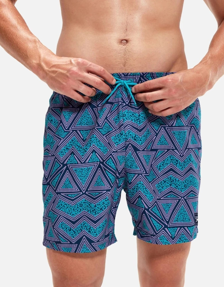 Mens Leisure Printed Swim Shorts