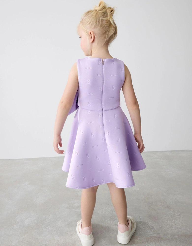 Bow Dress - Purple
